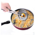 2-in-1 Edelstahl Löffel mit Filter und Seiher - Silber