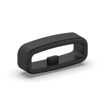 22mm Silikonarmband / Armbandhalter für Uhrenarmband - Schwarz