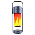 3-in-1 Tragbarer Bluetooth Lautsprecher / Qi Ladegerät / LED-Lampe