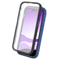 360 Schutz iPhone 14 Pro Max Hülle - Blau / Durchsichtig
