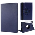 Samsung Galaxy Tab S8+ 360 Rotierende Folio Hülle - Dunkel Blau