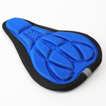3D gepolsterte Kissen Fahrradsitz Abdeckung - blau
