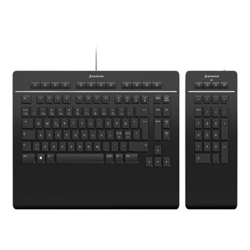 3Dconnexion Pro Keyboard Numpad Tastatur- und Ziffernblock-Set - Nordisch