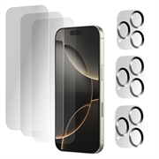 iPhone 16 Pro Max Panzerglas Schutz-Set - 6 Pcs. - Durchsichtig
