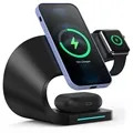 4-in-1 Dockingstation LDX-178 - iPhone, AirPods, Apple Watch - Schwarz