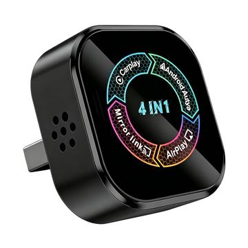 4223M 4-in-1-Adapter für CarPlay und Android Auto - AirPlay/Miracast - Schwarz