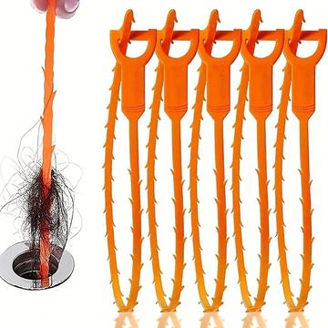 5 Stk. Polypropylen Kanalisation Baggerhaken - 51cm - Orange