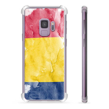 Samsung Galaxy S9 Hybrid Hülle - Rumänische Flagge