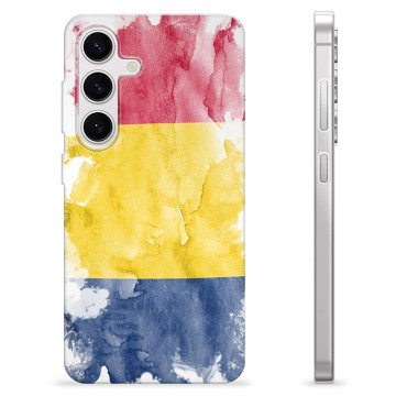 Samsung Galaxy S24 TPU Hülle - Rumänische Flagge