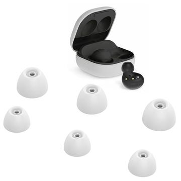 6Pcs Ersatz Ohrhörer Tipps weichen Silikon Ohrhörer Kappen Abdeckung für Samsung Galaxy Buds2