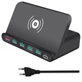 7-in-1 Multifunktions Drahtlose Dockingstation - QC3.0, Qi - EU Stecker
