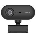 720p HD-Rotations-Webcam mit Autofokus - Schwarz
