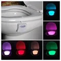 8-Farben-Bewegungssensor Toiletten-Nachtlicht