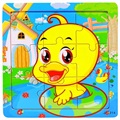 9-teiliges Puzzle für Kinder / Lernspielzeug - Ente