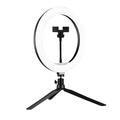 A26 Desktop 10" LED Selfie Ring Licht Stativ Stand Telefon Clip Mount Vlogging Video Licht Live Broadcast Kit