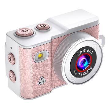 A86 1080p HD-Mini-Schlüsselanhänger-Kamera mit Touchscreen - Rosa