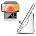 AFK BT512 Funkuhr / Bluetooth Lautsprecher mit Qi Ladegerät - Grau