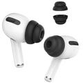 AHASTYLE PT99-2 1 Paar Ohrstöpsel Ohrstöpsel für Apple AirPods Pro 2 / AirPods Pro Bluetooth Kopfhörer Silikonkappen Abdeckung, Größe S - Schwarz