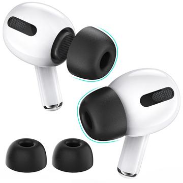 AHASTYLE WG28 1 Paar Kopfhörerkappen für Apple AirPods Pro / Pro 2 Memory Foam Ersatz-Kopfhörerspitzen, Größe: L (Offene Verpackung - Ausgezeichnet)