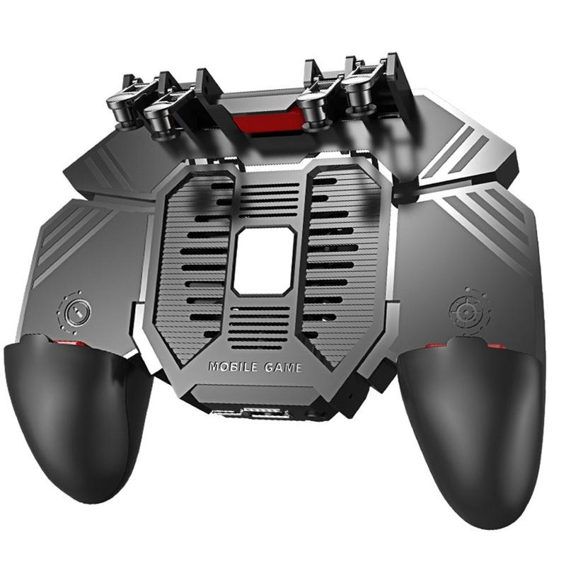 AK77 Mobile Game Controller PUBG Game Controller Gamepad mit 6 Finger ...