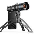 APEXEL HD Metall 20-40x Zoom Teleskop Teleobjektiv Monokular Telefonkamera Objektiv für iPhone Samsung Huawei