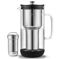 Aarke Purifier Wasserfilterkrug - Glas, Edelstahl