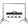 Verstellbarer Stativständer mit 4 Klemmen für Fotohintergrund - 2,88x3m