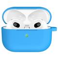 AirPods 3 Silikonhülle mit Schlüsselbund A060 - Blau