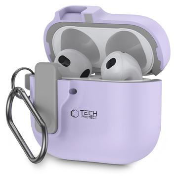 AirPods 4 Tech-Protect Slim Haken Hülle - Lavendel