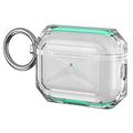 AirPods Pro 3 Zweifarbige weiche TPU-Schutzhülle - Grün / Transparent