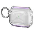 AirPods Pro 3 Zweifarbige weiche TPU-Schutzhülle - Lila / Transparent