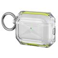 AirPods Pro 3 Zweifarbige weiche TPU-Schutzhülle - Gelb / Transparent