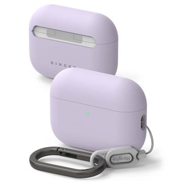 AirPods Pro 3 Ringke Silikonhülle - stoßfester Schutz - hell lila