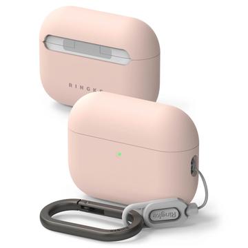 AirPods Pro 3 Ringke Silikonhülle - stoßfester Schutz - Rosa Sand