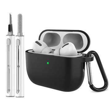 AirPods Pro 3 Silikonhülle mit Karabiner und Reinigungsstift