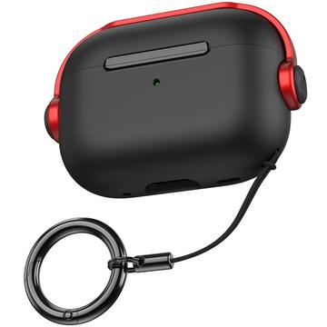 AirPods Pro/AirPods Pro 2 AhaStyle WG109 Hybrid Hülle - Rot / Schwarz