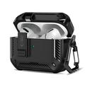Airpods Pro 3 Tech-Protect Carbonox Hülle - Schwarz