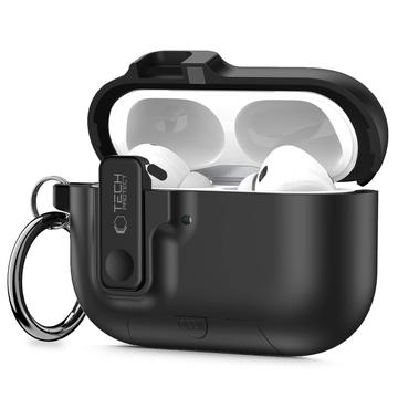 Airpods Pro 3 Tech-Protect Slim Hook Hülle - Schwarz