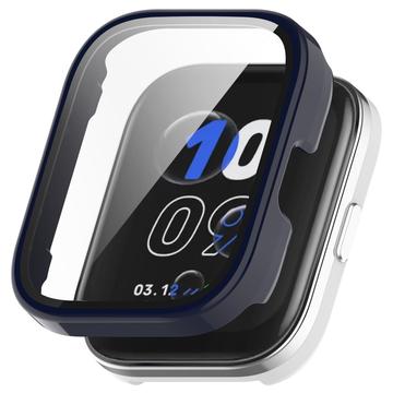 Amazfit Bip 5 Unity Kunststoff Hülle mit Panzerglas - 9H - Dunkel Blau