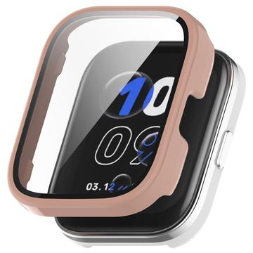Amazfit Bip 5 Unity Kunststoff Hülle mit Panzerglas - 9H - Rosa