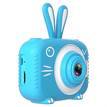 Tierform Kinder 20MP Digitalkamera X5 - Kaninchen / Blau