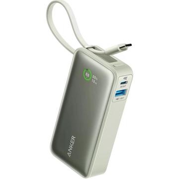 Anker Nano 545 10000mAh Power Bank mit USB-C Kabel - 30W - Grün