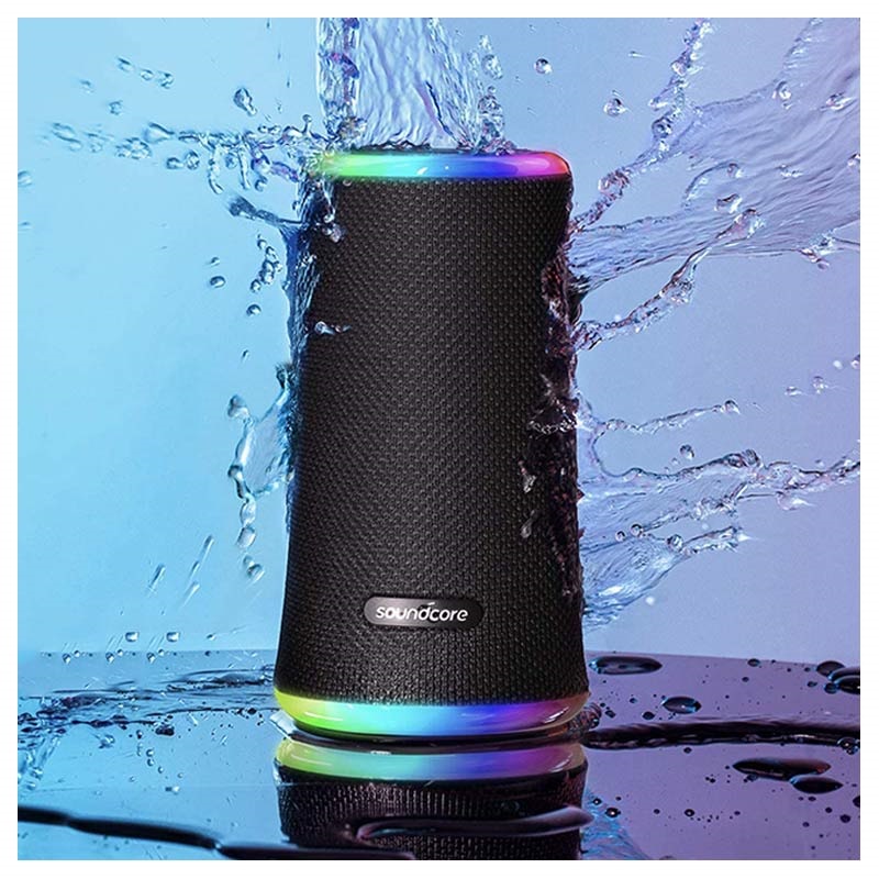 Anker Soundcore Flare 2 Wasserdichte Bluetooth Lautsprecher Ipx7 Schwarz