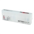 Ansmann Batterie Box 8 Plus - 8 x AA/AAA/CR123A/SD - Durchsichtig