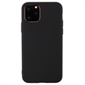 iPhone 15 Pro Max Anti-Fingerabdrücke Matte TPU Hülle - Schwarz