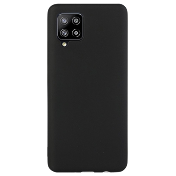 Anti-Fingerabdrücke Matte Samsung Galaxy A42 5G TPU Hülle - Schwarz