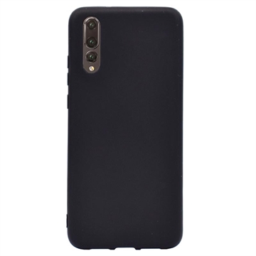 Anti-Fingerabdrücke Matte Huawei P20 Pro TPU Hülle - Schwarz