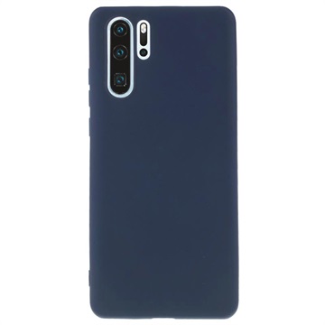 Huawei P30 Pro Anti-Fingerabdrücke Matte TPU Hülle - Dunkel Blau