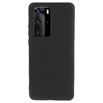 Anti-Fingerabdrücke Matte Huawei P40 Pro TPU Hülle - Schwarz