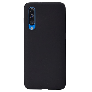 Anti-Fingerabdrücke Matte Samsung Galaxy A50 TPU Hülle - Schwarz